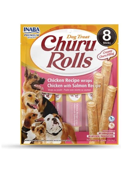 Churu Rolls Köpek Ödül Maması 8li