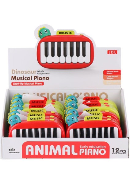 8898-1B Dinazor Işıklı Müzikal Baby Piano