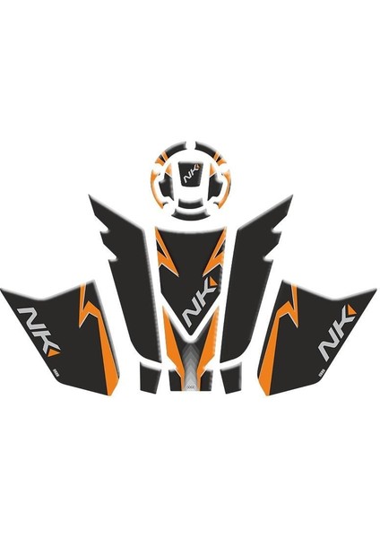 Gogo Tank Pad Set Turuncu 003 (8 Parça) - Cf Moto Nk 250