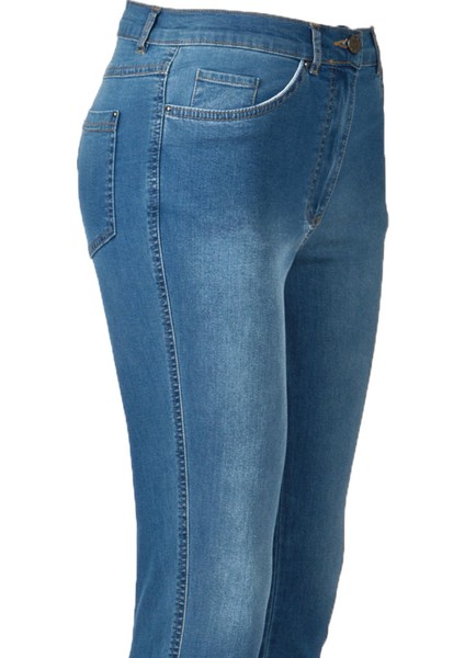Seleste Yüksek Bel Dar Paça Minimalist Kadın Jean Pantolon - Günlük Şıklık modelleri