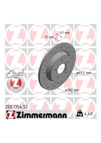 Arka Fren Dıskı Ayna Focus II04 11 C-Max 07 09 Volvo V50 04 12 C30 06 12 C70 Iı 05 13 S40 Iı 04 04 12 17 Jant - 16 Jant Düz 280MM 5 Bijon