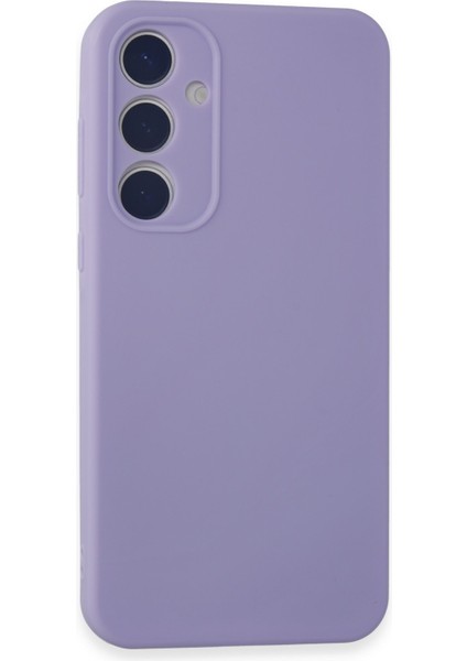 Samsung Galaxy A15 4g Uyumlu Ince Esnek Soft Rubber Telefon Kılıfı - Lila
