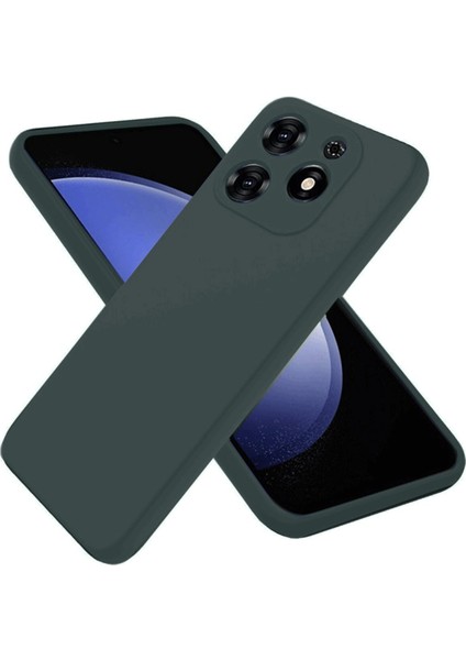 Tecno Spark 20C/20/GO 2024 Kılıf | Esnek Ince Silikon Kapak Slim Case - Koyu Yeşil