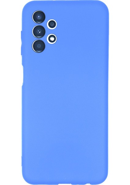 Samsung Galaxy A13 4g Uyumlu Ince Esnek Soft Rubber Telefon Kılıfı - Mavi