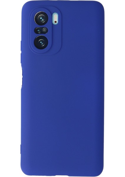 Xiaomi Redmi K40 Uyumlu Ince Esnek Soft Rubber Telefon Kılıfı - Lacivert