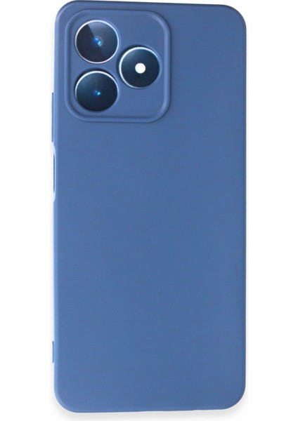 Realme Note 50 (4g) Uyumlu Ince Esnek Soft Rubber Telefon Kılıfı - Mavi