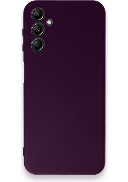 Samsung Galaxy A24 4g Uyumlu Ince Esnek Soft Rubber Telefon Kılıfı - Mor