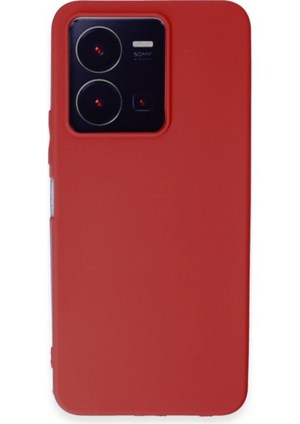 Vivo Y35 Uyumlu Ince Esnek Soft Rubber Telefon Kılıfı - Kırmızı