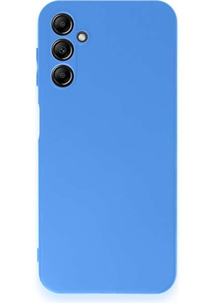 Samsung Galaxy A24 4g Uyumlu Ince Esnek Soft Rubber Telefon Kılıfı - Mavi