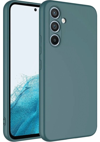 Samsung Galaxy A16 Kılıf | Esnek Ince Silikon Kapak Slim Case - Koyu Yeşil