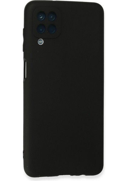 Samsung Galaxy M12 Uyumlu Ince Esnek Soft Rubber Telefon Kılıfı - Siyah
