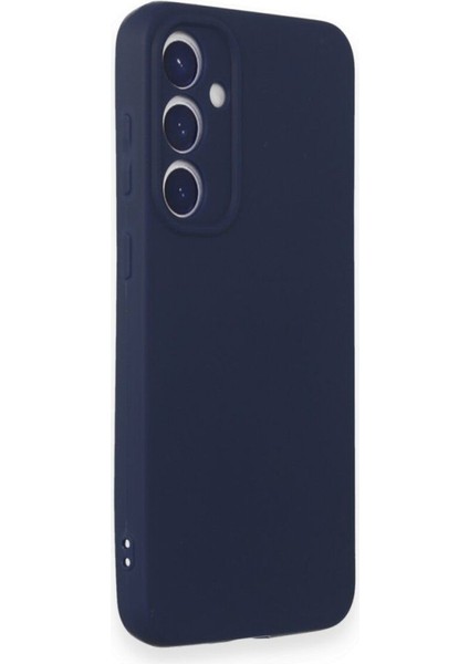 Samsung Galaxy S23 Fe Uyumlu Ince Esnek Soft Rubber Telefon Kılıfı - Lacivert