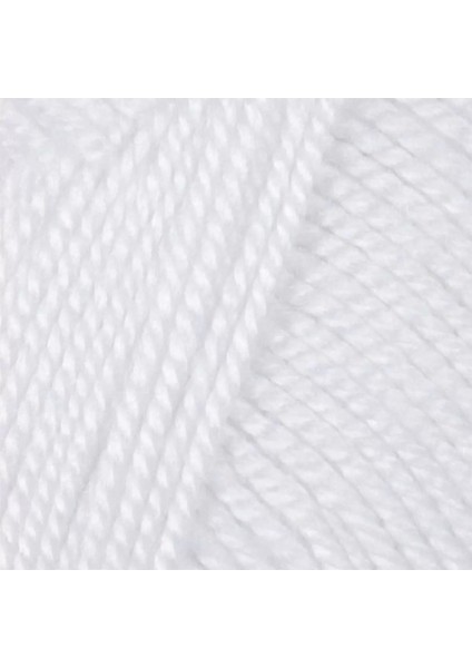 1 Adet Dora El Örgü Ipi Yünü 100 gr 000 Beyaz fiyatları