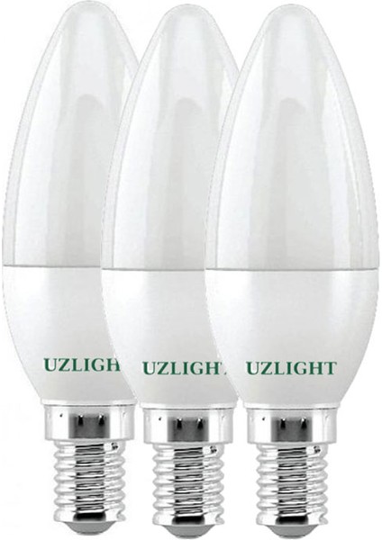 7 Watt Tasarruflu Buji LED Ampul E14 3 Adet