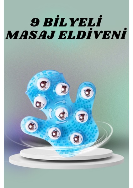 9 Bilyeli Masaj Eldiveni – Çene Hattı