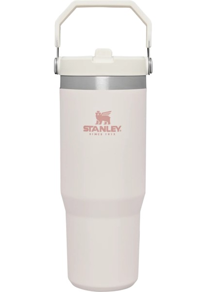 The Iceflow™ Flip Straw Tumbler 30 Oz | Rose Quartz Pipetli Termos Bardak 0,89 Litre