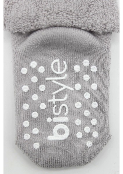 Çemberli Kaymaz Havlu Soket Çorap 2'li BS10503 Indigo Gri indirimleri