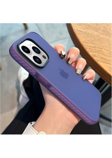Apple Iphone 15 Pro Max Uyumlu Kılıf Airbag Fundas Silikon Kılıf Beyaz