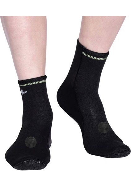 Supratex Tabanlı Dalgıç Çorap 3mm Black-40-41