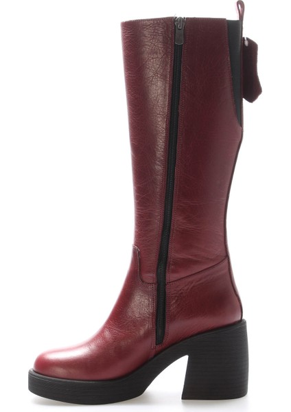 Deri Kürklü Kadın Klasik Çizme 217YZA660-03 fiyatları