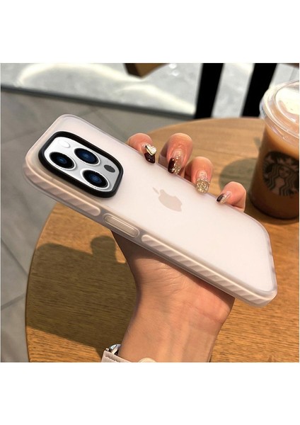 Apple Iphone 15 Pro Max Uyumlu Kılıf Airbag Fundas Silikon Kılıf Beyaz fiyatları