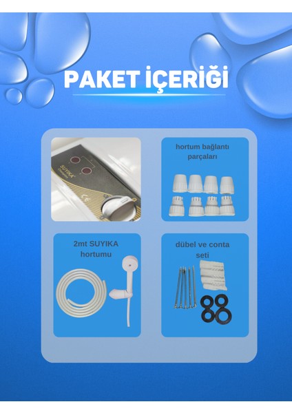 ŞAMPİYON Elektrikli Banyo Şofbeni 7500W