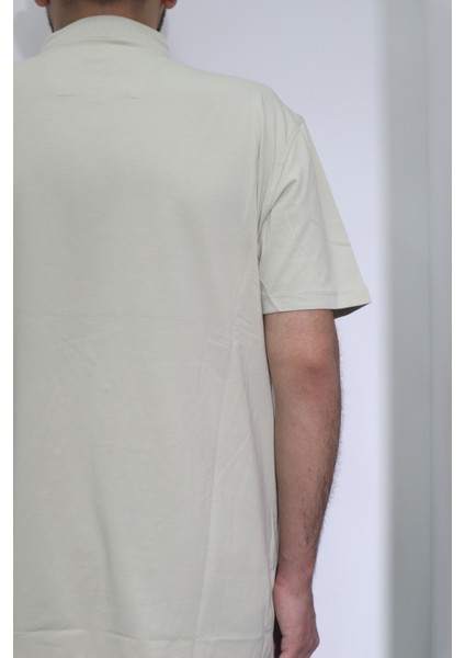 Fistan Store Erkek Desenli Spor Kesim Rahat Kalıp Polo Yaka Battal T-Shirt modelleri