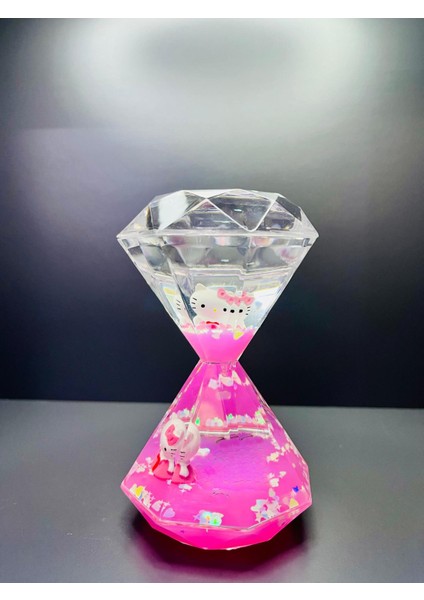 Dekoratif Ofis Masaüstü Çocuk Çalışma Odası Sulu Kum Saati - Hello Kitty My Melody Kuromi fiyatları