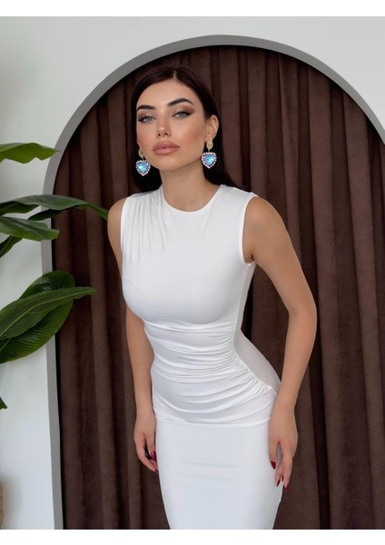 Galanoy Elbise Büzgülü