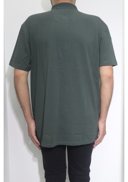Fistan Store Erkek Desenli Spor Kesim Rahat Kalıp Polo Yaka Battal T-Shirt modelleri