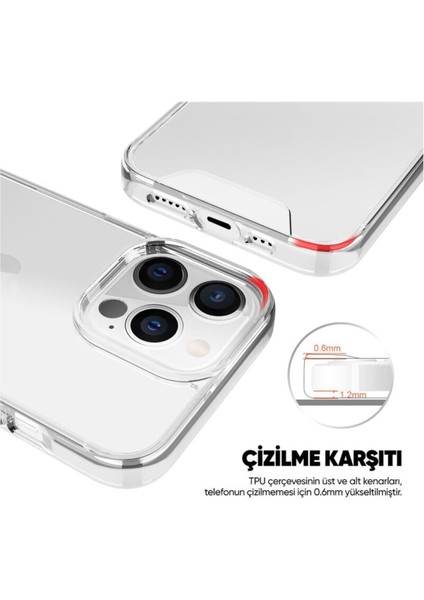 Apple Iphone 14 Pro Uyumlu Kılıf Hd Şeffaf Silikon Kılıf Şeffaf fiyatları