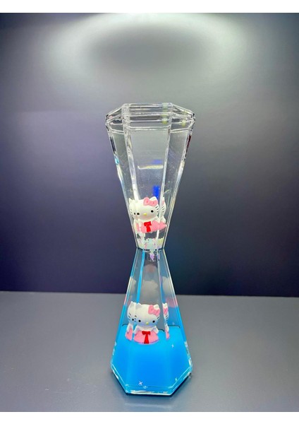 Dekoratif Ofis Masaüstü Çocuk Çalışma Odası Sulu Kum Saati - Hello Kitty My Melody Kuromi fiyatları
