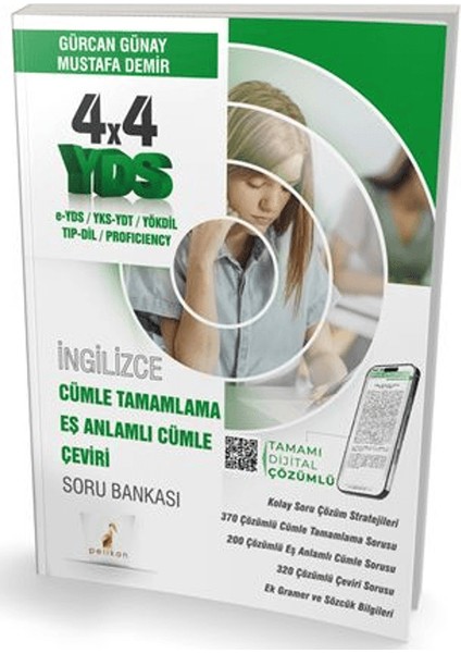 Yds Ingilizce 4x4 Cümle Tamamlama Eş Anlamlı Cümle Çeviri Soru Bankası