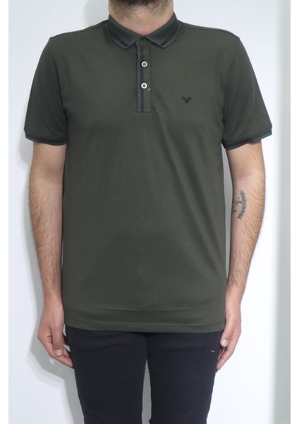 Fistan Store Erkek Düz Spor Kesim Rahat Kalıp Polo Yaka T-Shirt