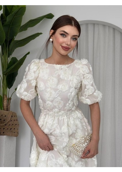 Wear Sırt Bağlama Detaylı Elbise