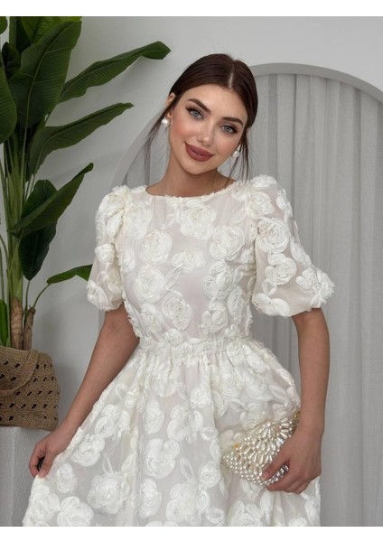 Wear Sırt Bağlama Detaylı Elbise