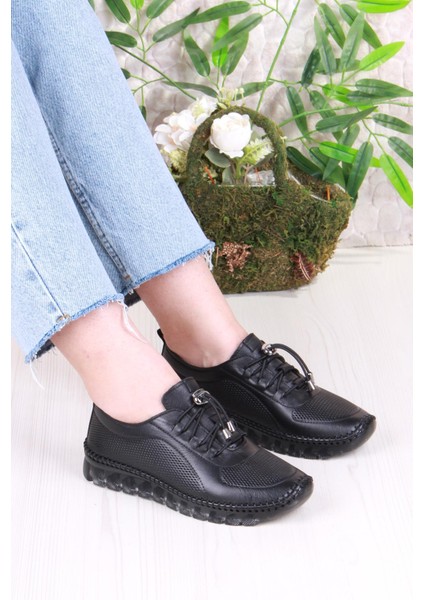 0006-D Anatomik Rahat Yumuşak Hakiki Deri Kadın Ayakkabı