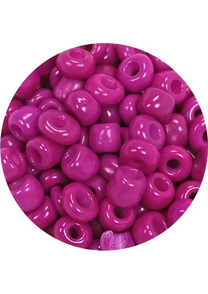 Dökme Cam Kum Boncuk Büyük Boy (6/0) 4 mm - 20 Gram - Eflatun - BNC102 fiyatları