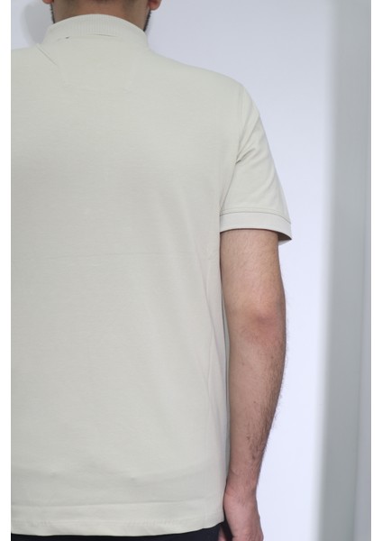Fistan Store Erkek Desenli Spor Kesim Rahat Kalıp Polo Yaka T-Shirt fırsatları