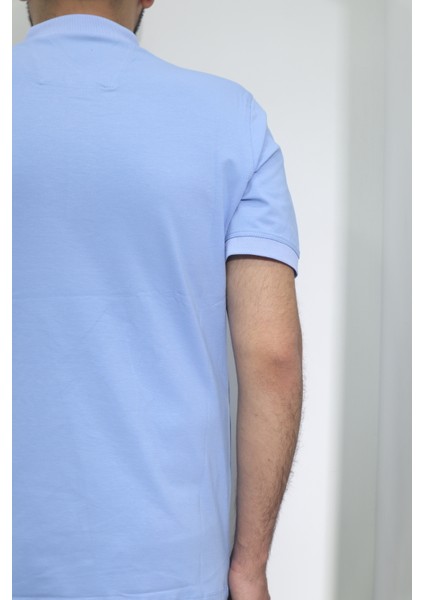 Fistan Store Erkek Desenli Spor Kesim Rahat Kalıp Polo Yaka T-Shirt fırsatları