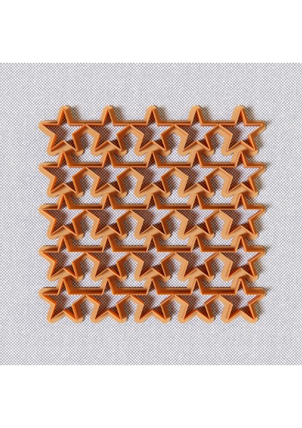 Yıldız Çoklu Kurabiye Kesicisi 38 mm x 25