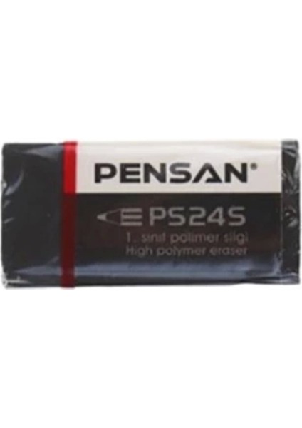 Pensan PSS-24S Siyah Silgi 24'lü