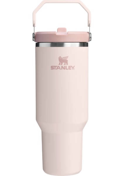 The Iceflow™ Flip Straw Tumbler 30 Oz | Rose Quartz Pipetli Termos Bardak 0,89 Litre