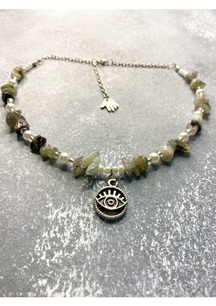 Duman Kuvars Y2K Fairycore Doğal Taş Kolye fiyatları