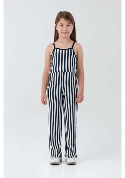 Çizgili Crop Kız Çocuk Takım modelleri