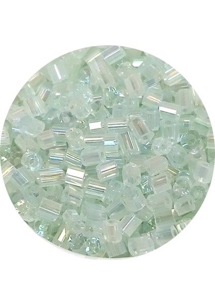 Kesme Cam Boncuk 2mm - 60 Gram - Şeffaf Beyaz - BNC368 fiyatları