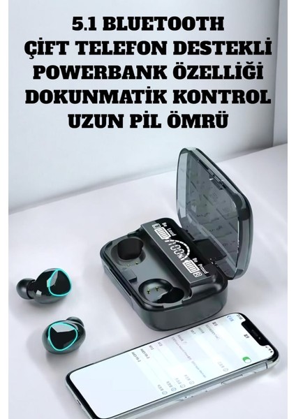 M10 Siri Destekli Aktif Gürültü Engelleyici Kulaklık