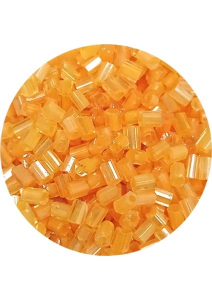 Kesme Cam Boncuk 2mm - 60 Gram - Şeffaf Açık Sarı - BNC383