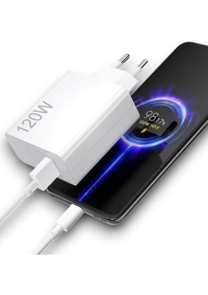 120W Hızlı Şarj Adaptörü ve Kablosu, Turbo Şarj Özelliği