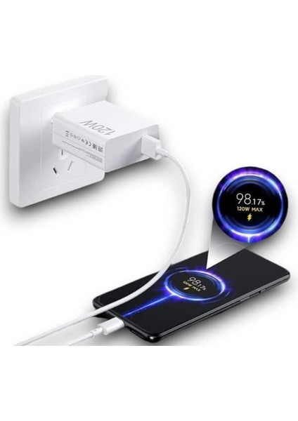 120W Hızlı Şarj Adaptörü ve Kablosu, Turbo Şarj Özelliği